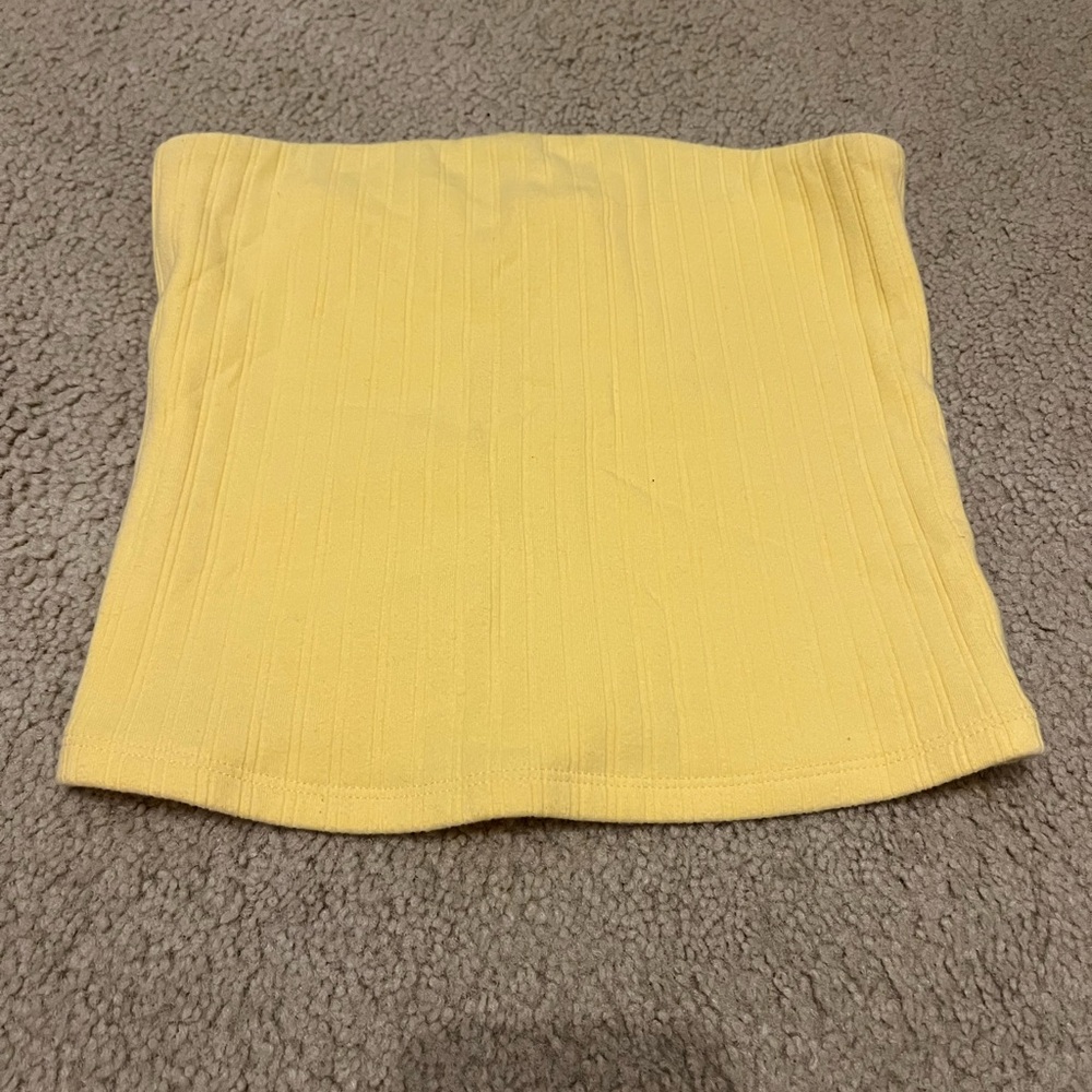 American Eagle Yellow Tube Top Size Medium